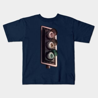 Traffic Eyes Kids T-Shirt